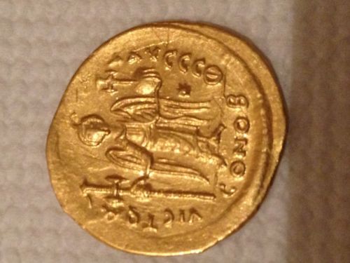 2-X-Gold-Byzantine-Coins,-I.d-And-Info-Please