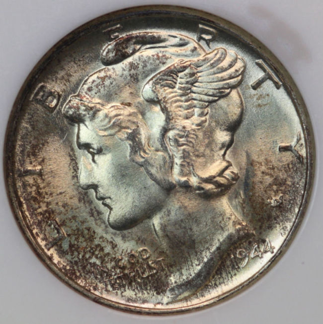 1944-Mercury-Dime-NGC-MS-66-Toned