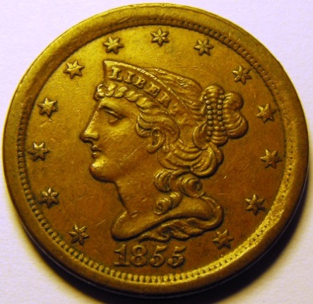 1855-Half-Cent---Please-Grade-And-Explain