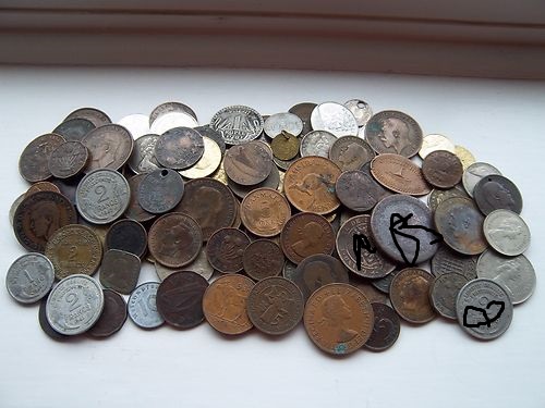 Collection-Of-Mixed-World-Coins-&-Tokens
