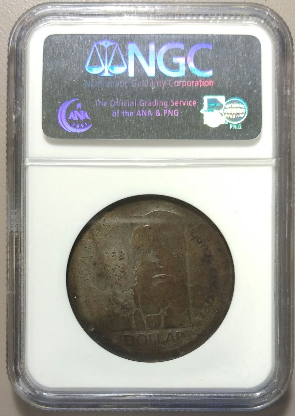 Lowball-Alert!-Pop-1/0-NGC-Fa2-1958-Canada-British-Columbia-Dollar!
