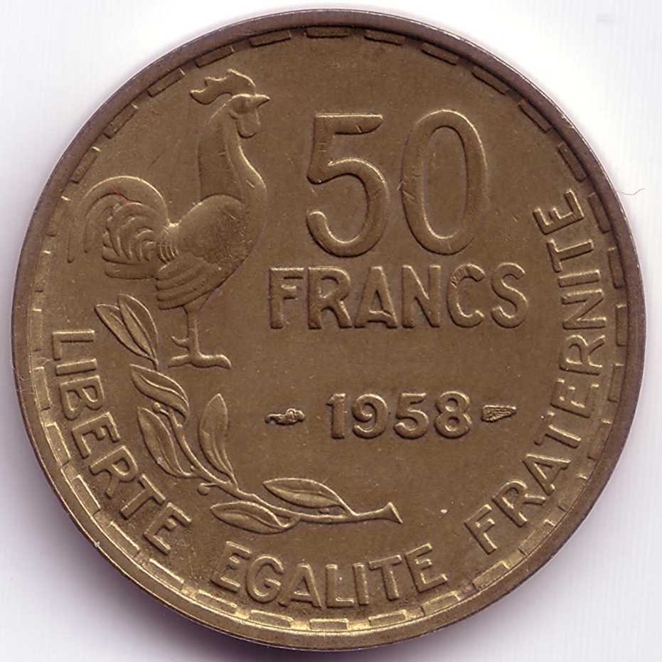 French-50-Francs-Coins