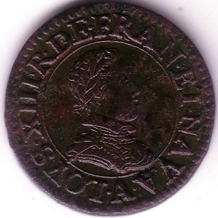 France,-Double-Tournois-1611