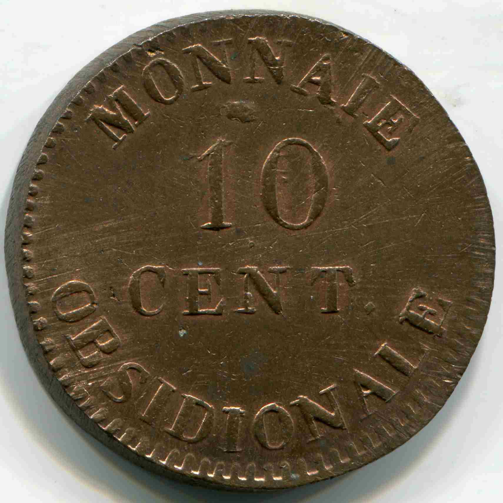 10-Centimes-1814-Anvers