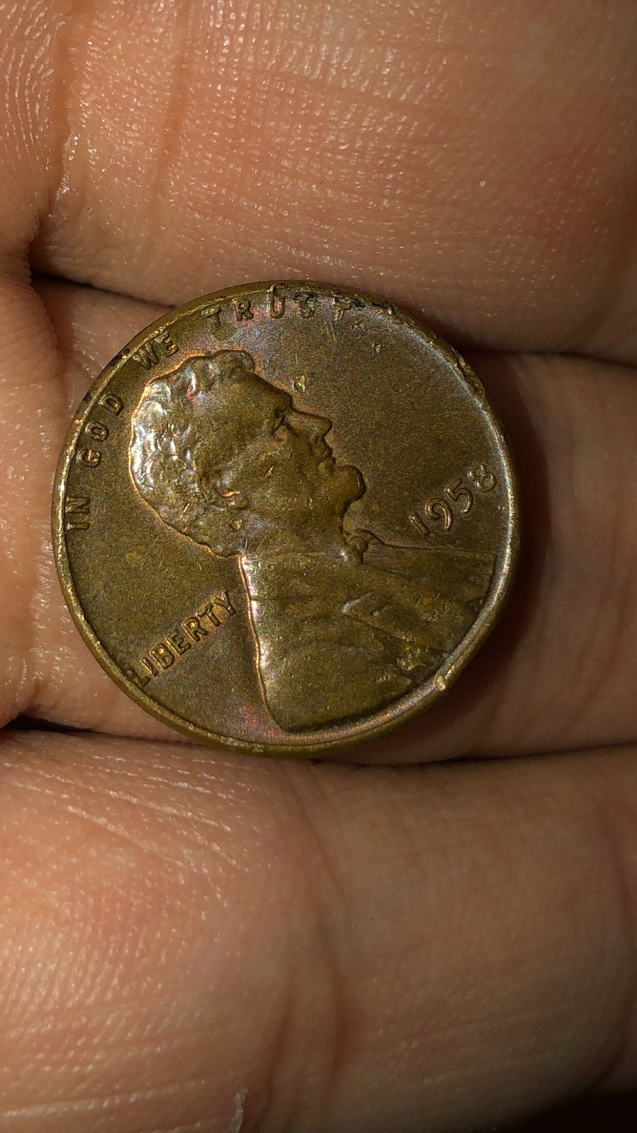 1958-Penny---Mint-Error-Or-Damage?