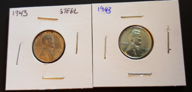 3-1943-Steel-Pennies.-Proofs,-Cleaned-Or-Uncirculated?