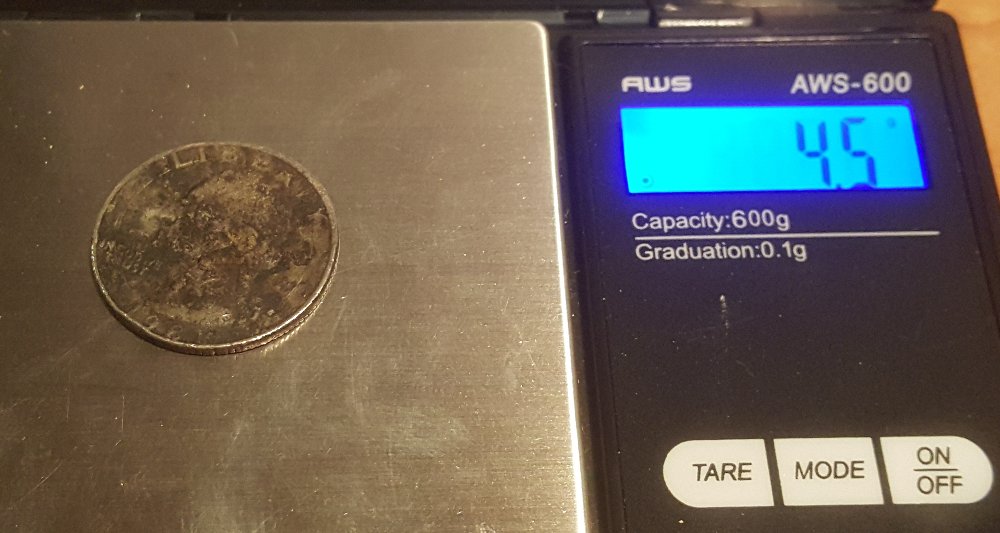 1981-P-Quarter-Weights-4.5-Grams.-Maybe-Acid-Shrunk-Or-Thin-Planchet?