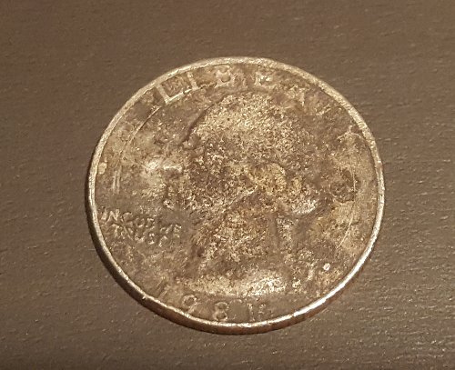 1981-P-Quarter-Weights-4.5-Grams.-Maybe-Acid-Shrunk-Or-Thin-Planchet?