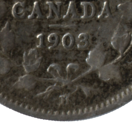 Canada-Silver-5-Cent-1903----Small-Or-Large-H