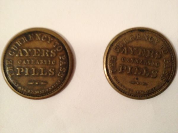 Civil-War-Encased-Postage~ayers-Cathartic-Pills