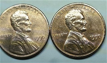 1990-S-Lincoln-Memorial-Cents