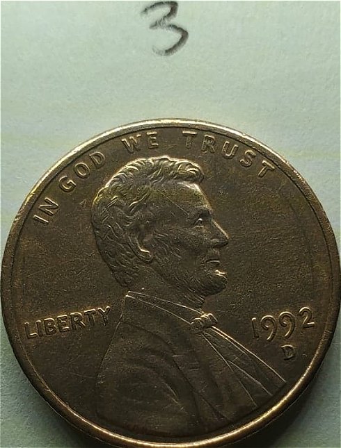 1992-D-Lincoln-Memorial-Penny.-Multiple-Errors