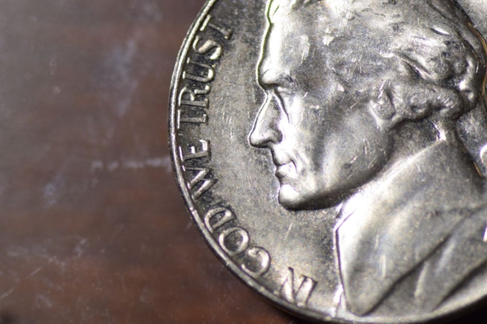 Jefferson-Nickel-With-Uneven-Rims...