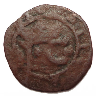 Coin-Id,-Medieval-With-Large-Cross-|-Naples-1515-19-Copper