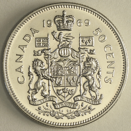1969-Proof-Like-.50-Cent-To-Grade