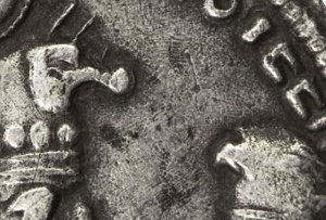 Sasanian-Coin---Corrosion-Or-Cast?