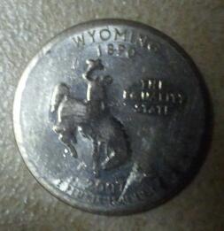 2007-Wyoming-State-Quarter-W/-No-Reeded/Rim