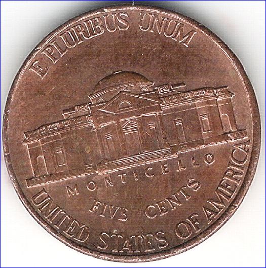Copper-Toned-1999-Jefferson-Nickel