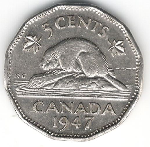 1947-Dot-Near-Date-Canada-Nickel-Grading/Value-Request
