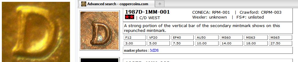 1987-D-Lincoln-Cent---Possible-D/D-DDO
