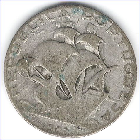 2-1/2-Escudos-From-Portugal:-Year-Needed