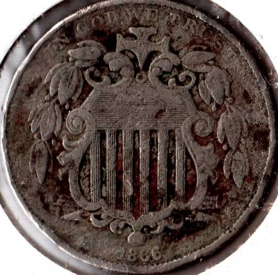 1866-Shield-With-Rays---Grade-&-Cleaning-Method-Needed