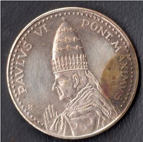 Removing-Black-Stains-From-1975-Souvenir-Vatican-Medal