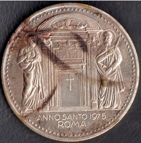 Removing-Black-Stains-From-1975-Souvenir-Vatican-Medal