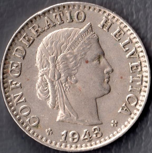 1943B-20-Rappen-Switzerland-Grade-Needed