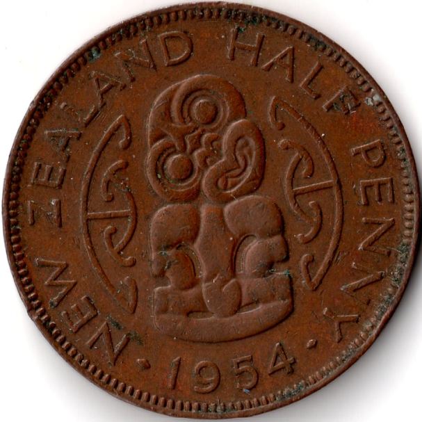 1954-New-Zealand-Half-Penny-Grade