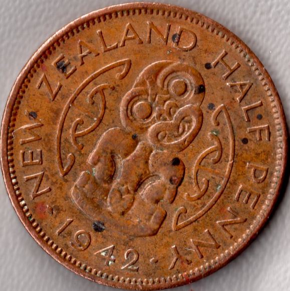 1942-New-Zealand-1/2-Cent-Needs-Grade