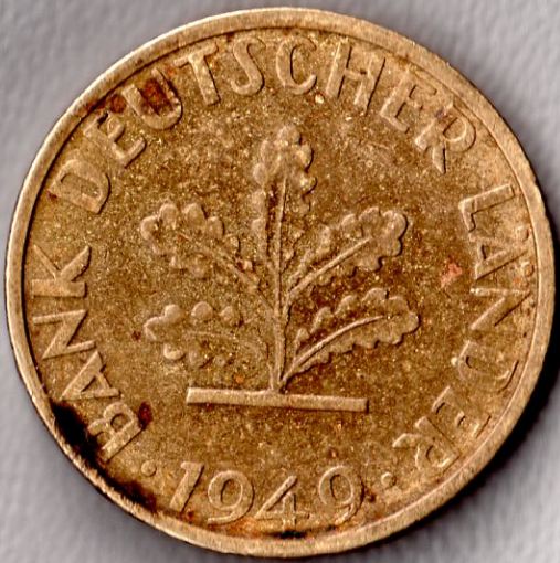5-Pfennig-Germany-1949f-Grade-Required