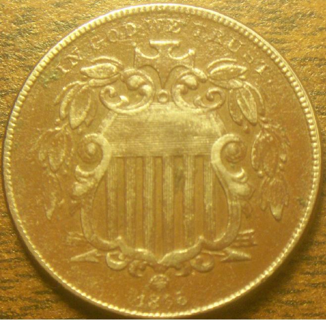1866-Shield-Nickel-W/Rays---Grade-Request