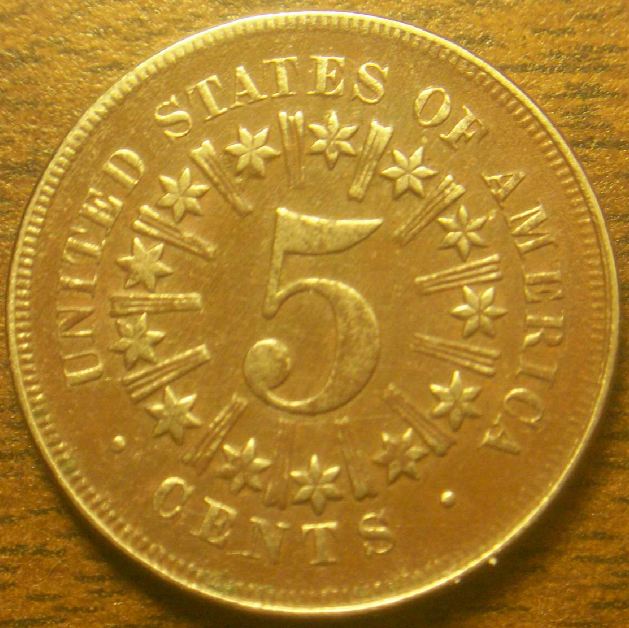 1866-Shield-Nickel-W/Rays---Grade-Request