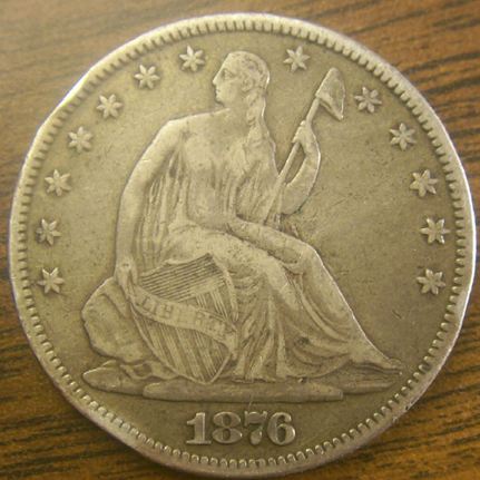 1876-Seated-Liberty-Half---Grade-Etc.
