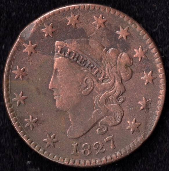 1827-Coronet-Large-Cent-Grade-Request