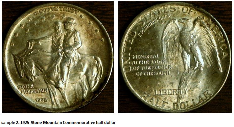 1925-Stone-Mountain-Commemorative-$-0.50---Sample-2:-Grading