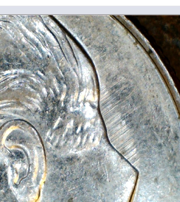 1995-D-Roosevelt-Dime-Scrathes-Perfectly-Outline-Rear-Head