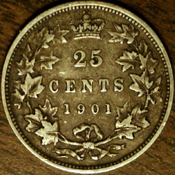 1901-Canada--25-Cents-KM#-5---Grade-Request