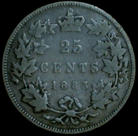 1883-H-Canada-25-Cents-Grade,,,