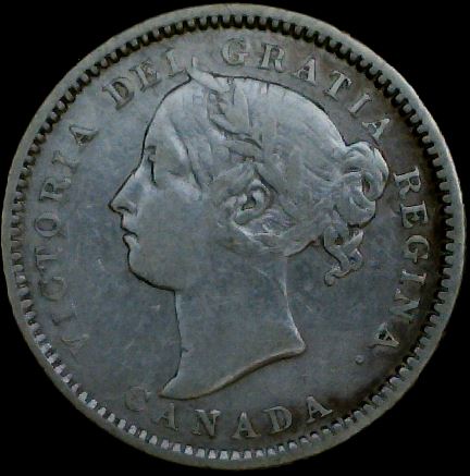 1886-Canada-10-Cents--Grade-Etc.