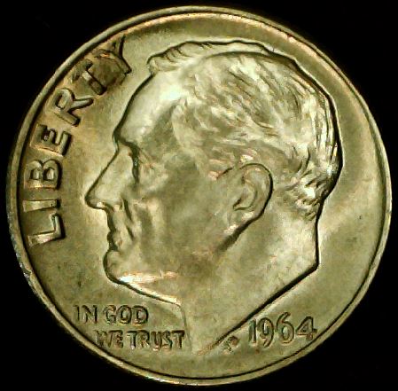 1964-P-Roosy-Dime-Grade
