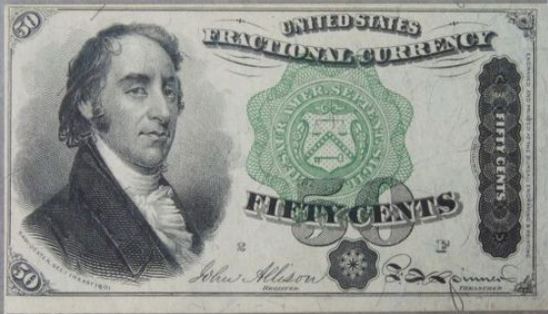 1801-Sam-Dexter-50-Cents-US-Frac.-Currency