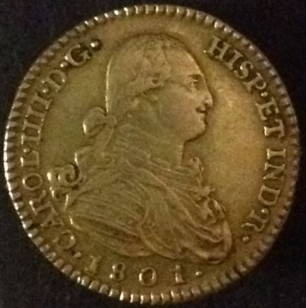 1801-Spanish-Gold-2-Escoudos---Grade-&-Authenticity