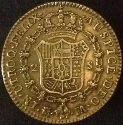 1801-Spanish-Gold-2-Escoudos---Grade-&-Authenticity