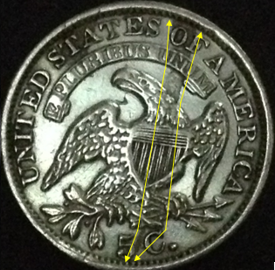 1835-Capped-Bust-1/2-Dime---Variety-Verification