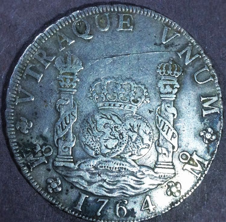 1764mf-Mexico-8-Reales---Grade/Authenticity-Ck