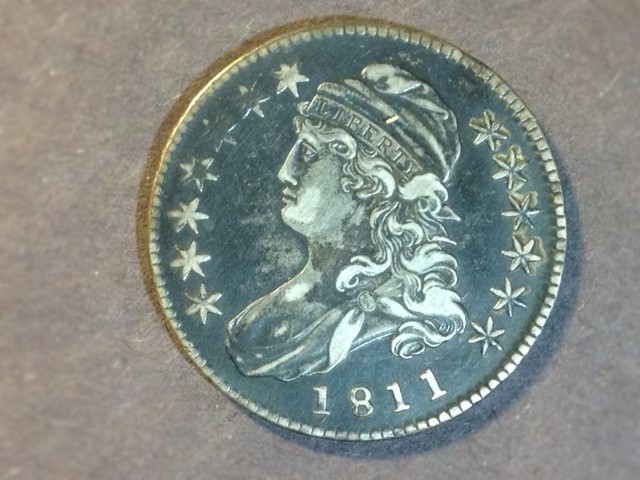 1811-Capped-Bust-Half:-O-111-Confirmation