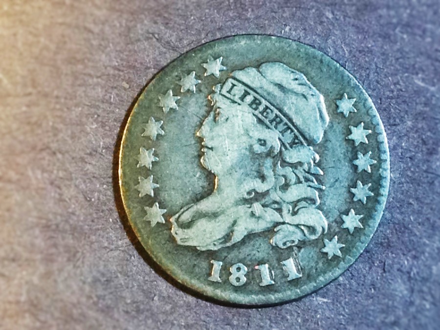 1811/09-Capped-Bust-Dime---Variety-Verific.
