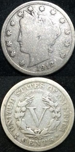 Liberty-Nickel-1912-S:-2-Samples-Needing-Grades